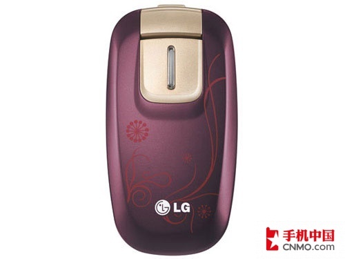 LG推女性手机KG376 紫色翻盖惊艳亮相_手机