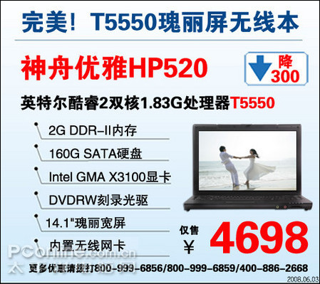 T5550���������߱���������HP520��4698