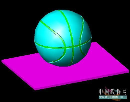 AutoCAD教程：新思路再创篮球新画法(5)
