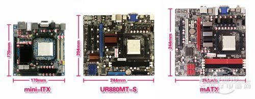 399元组建htpc880g主板尺寸分析
