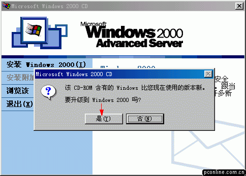 ΢��Windows2000����ϵͳ���̰�װȫ�Ӵ�