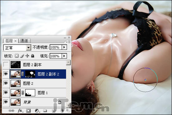 Photoshop处理性感漂亮的冬日<em>MM私房照片</em>_软