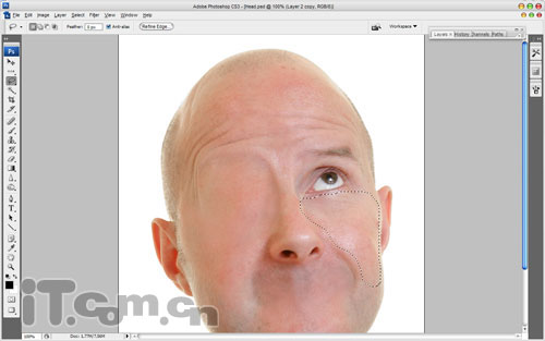 photoshop制作一个没有五官的人偶
