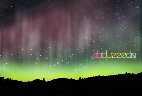 Photoshop制作夜空中漂亮极光(3)