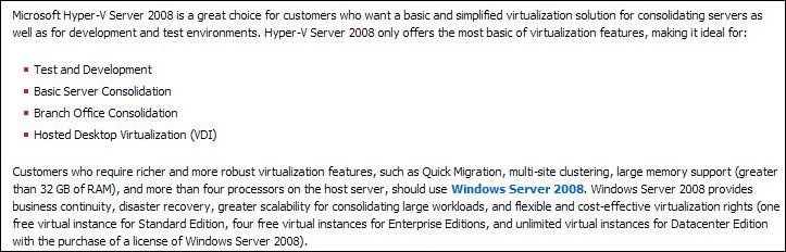 �ڴ������Hyper-Vserver2008�����ľ�ϲ