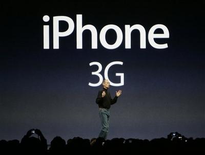 苹果发布3G版iPhone手机最低售价199美元