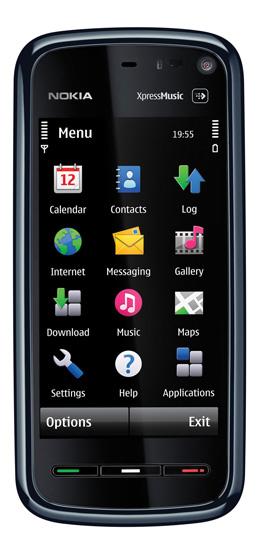 诺基亚首款触摸屏S60手机5800图赏