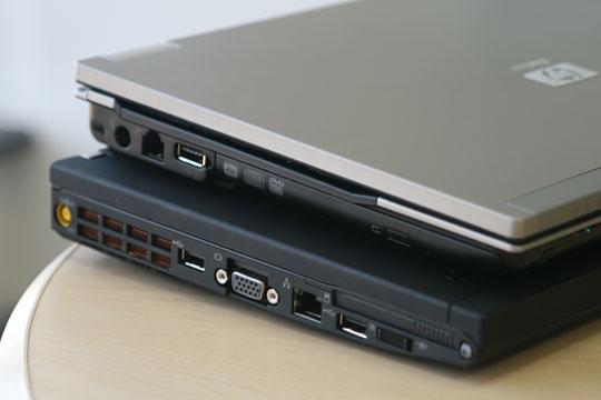 12英寸轻薄商务本惠普2530p对联想X200(5)