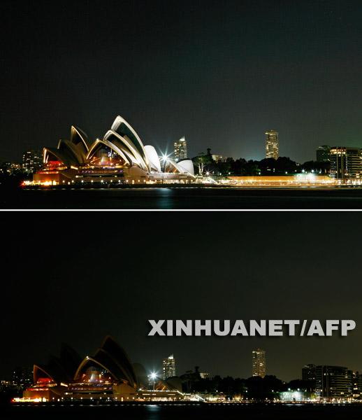 图文：悉尼响应“地球一小时”活动