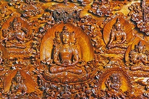 精妙绝伦的木雕唐卡