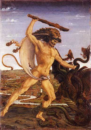 Hercules and the Hydra(Antonio del PollaioloԼ1475)