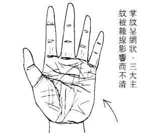 女人手相之掌纹太乱(图片来源于作者博客)