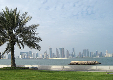  卡塔尔 海边 风景  恍然有身在曼哈顿的感觉(图)_