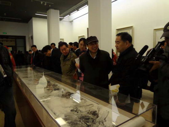 张宝珠中国画展在中国美术馆开幕(图)