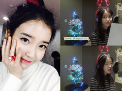 IU唱圣诞歌卖萌