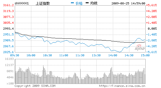 收评：权重股打压沪指跌2.59%险守2900