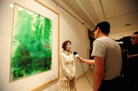 女画家诗迪作品展在沈阳举行 _当代艺术