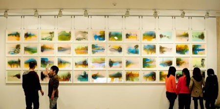 女画家诗迪作品展在沈阳举行