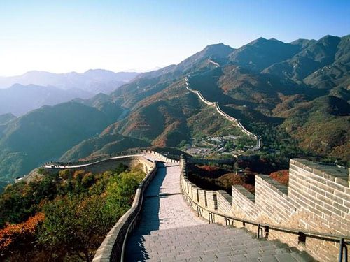 资料图:中国万里长城。 资料图:中国万里长城。