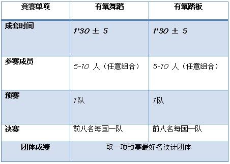 参赛项目 参赛项目