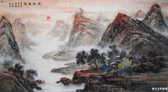 宫廷画家祖莪深远意境显中国山水画魅力_藏界人物_新浪收藏_新浪网