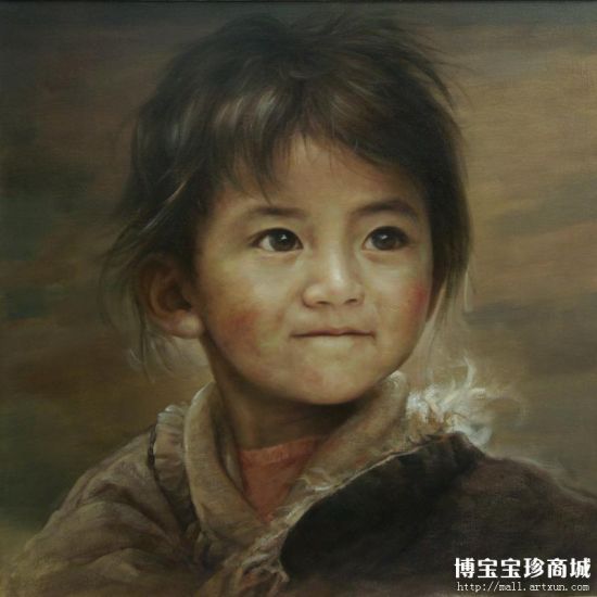 谭建武经典油画关注儿童_油画雕塑_新浪收藏_新浪网