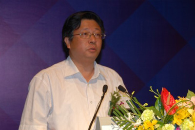 青岛市副市长秦敏发表讲话