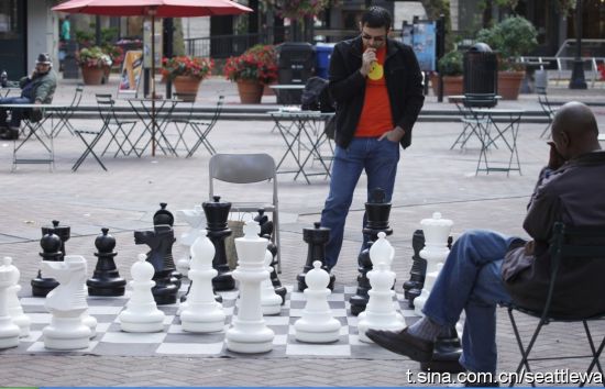 西雅图的街头棋局 西雅图的街头棋局