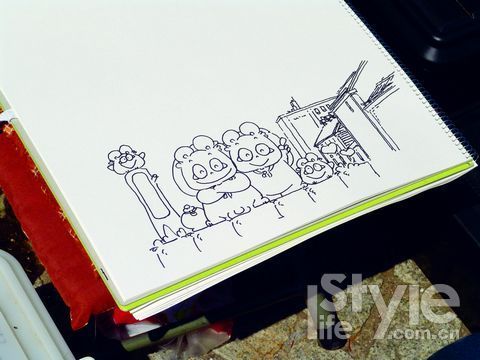 小樽运河旁作画者的作品 小樽运河旁作画者的作品