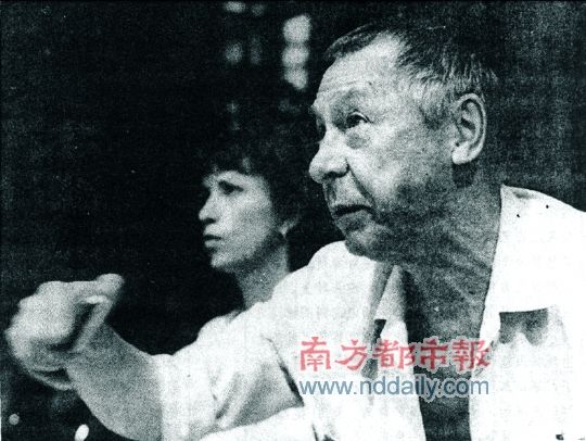 叶甫列莫夫。1991年在中国。摄影:苏德新 叶甫列莫夫。1991年在中国。摄影:苏德新