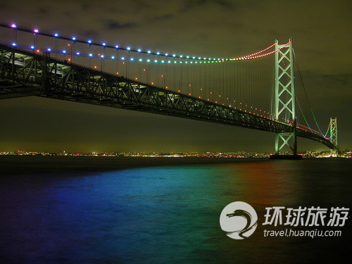 日本明石海峡大桥 日本明石海峡大桥
