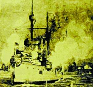1894年甲午战争，日本获得战争赔款二亿三千万两库平银。舰艇等战利品价值一亿多日元，当时日本政府的年度财政收入只有八千万日元。