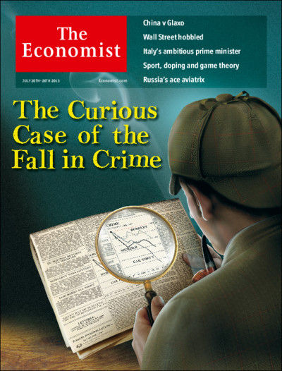 图为最新期《经济学人》杂志封面