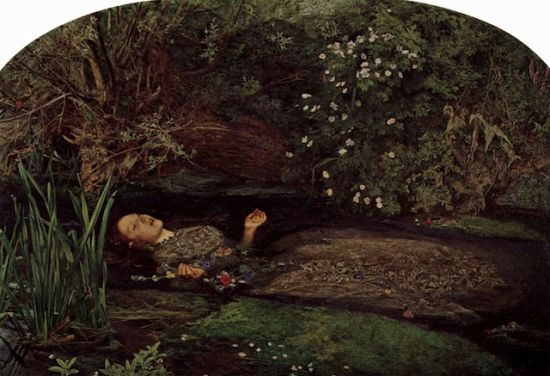2. 《Ophelia》, John Everett Millais