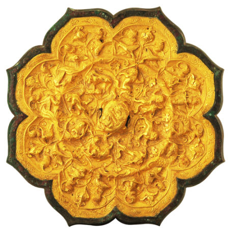 [转载]西安博物院藏金银玉器大珍:金辉玉润_盛