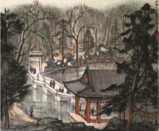 写生"——第二届艺术院校师生北京园林写生邀请展,在北京北海公园举办