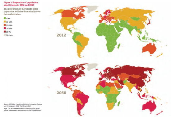 人口老龄化_2050年地球人口