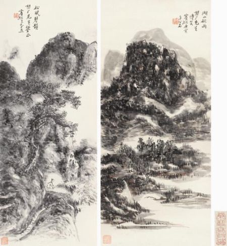 黄宾虹的《湖山欲雨 松风琴韵》成交价:1069.5万元 北京匡时2013年春季艺术品拍卖会 黄宾虹的《湖山欲雨 松风琴韵》成交价:1069.5万元 北京匡时2013年春季艺术品拍卖会