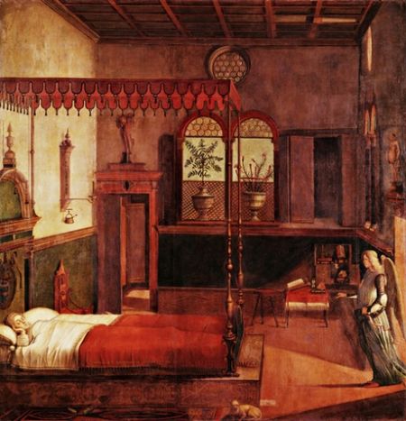 άס (Vittore Carpaccio )Ʒʥ֮ (The Dream of St Ursula)(1497-98)