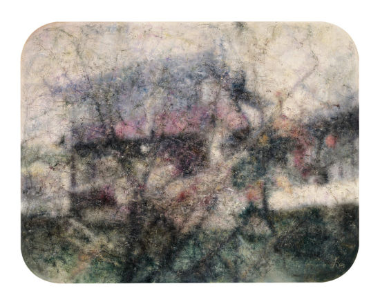 肖芳凱---景物·園林卷：1323-80×100cm 布面油畫--2013年