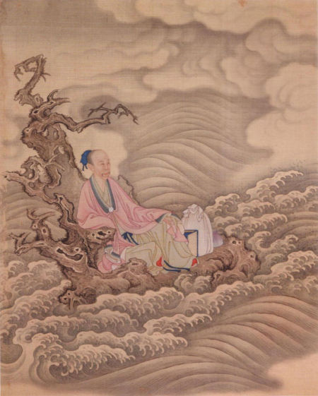 图一《胤禛行乐图·乘槎升仙》 图一《胤禛行乐图·乘槎升仙》