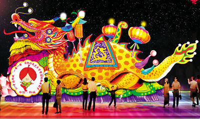 花车巡游效果图 花车巡游效果图