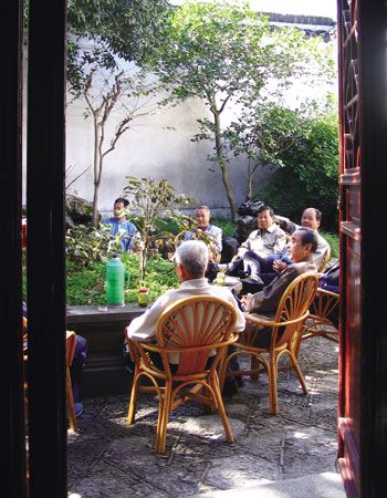 苏州人乐享“城市养生”(图)