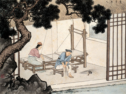 二十四孝图:卖身葬父 古代二十四孝故事:卖身葬父(图)