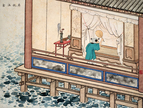 二十四孝图:扇枕温衾 古代二十四孝故事:扇枕温衾(图)