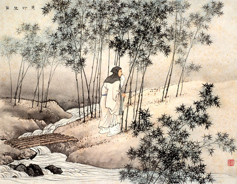 二十四孝图:哭竹生笋 古代二十四孝故事:哭竹生笋(图)