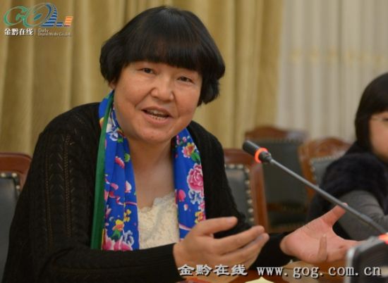 姚晓英 贵州代表委员们畅谈文化贵州
