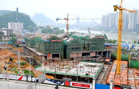 柳州窑埠古镇项目建设工程速写