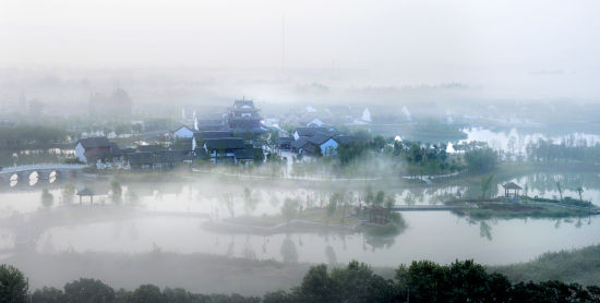 美丽洪泽 大湖育身文化铸魂 洪泽湖畔崛起的洪泽城