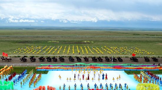7月10日,以“马与民俗”为主题的2016新疆伊犁天马国际旅游节在昭苏县开幕 2016中国新疆伊犁天马国际旅游节开幕